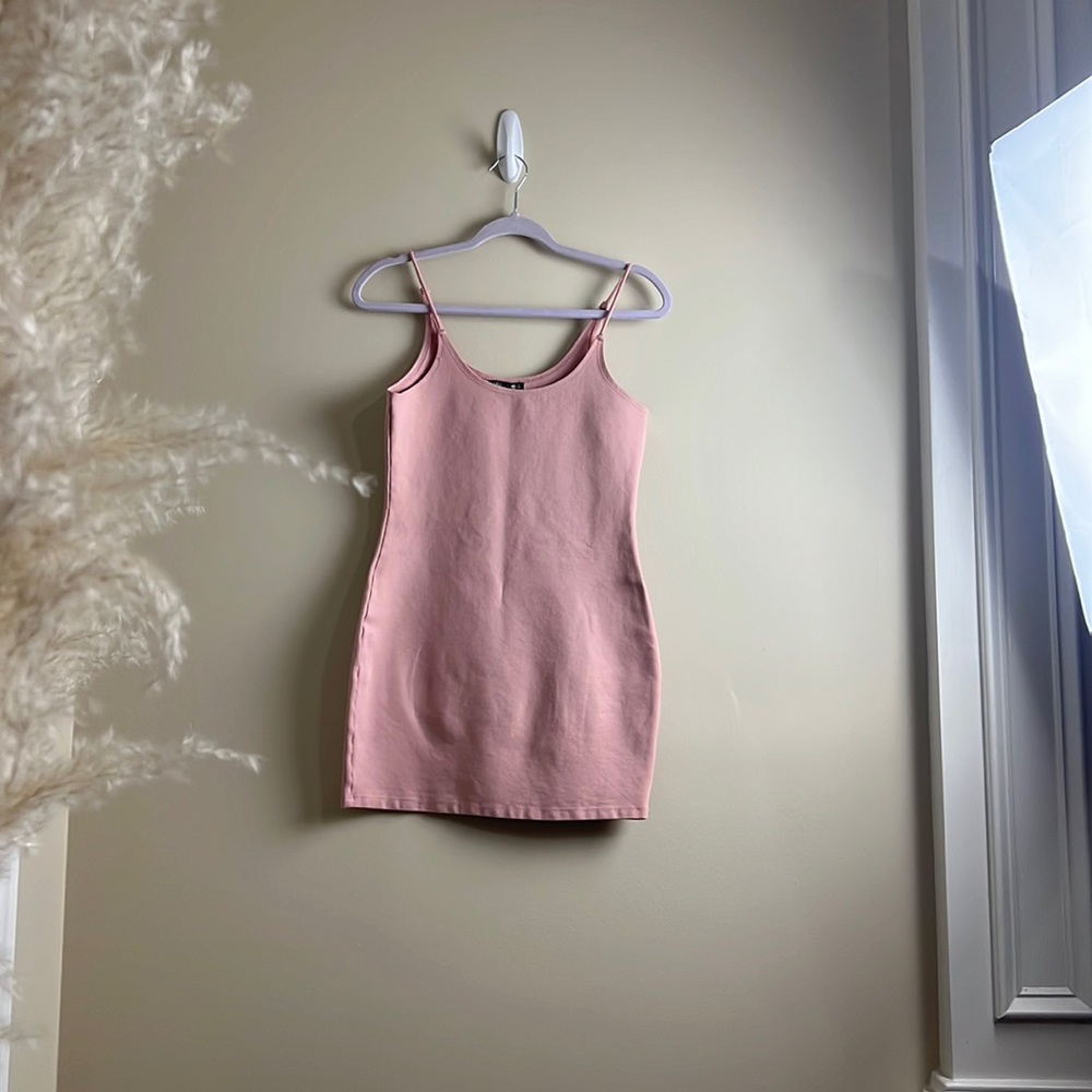 Large Rose color Body Con Dress